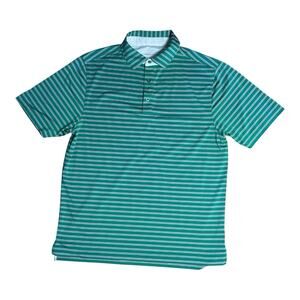 Bobby Jones Green Stripes golf shirt, Large